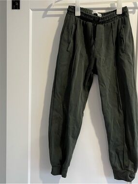 Zara Dark Olive Green Kids Jogger Sweatpants